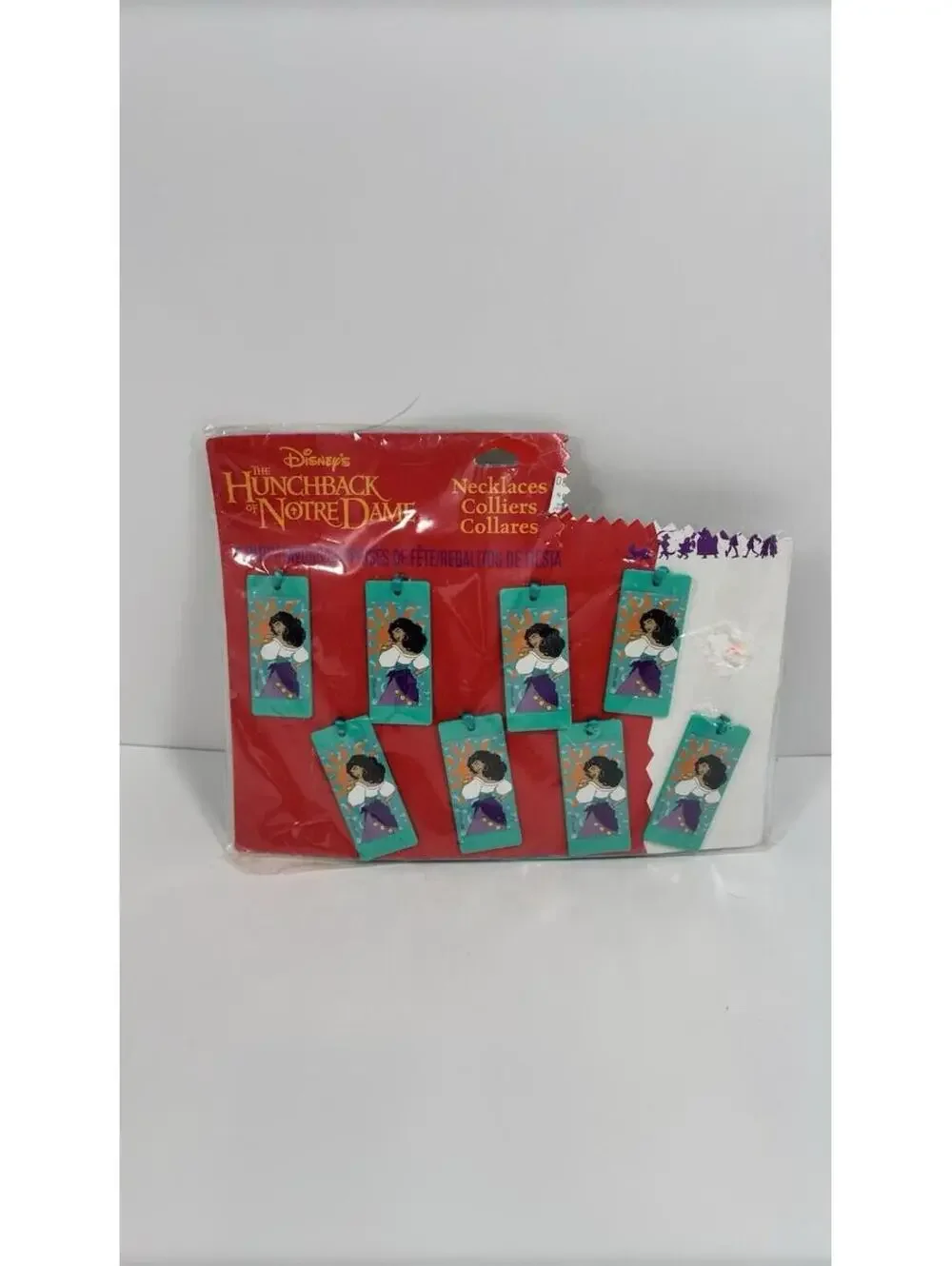 Vintage Hunchback Of Notre Dame 8pc Esmeralda Necklace Party Favors